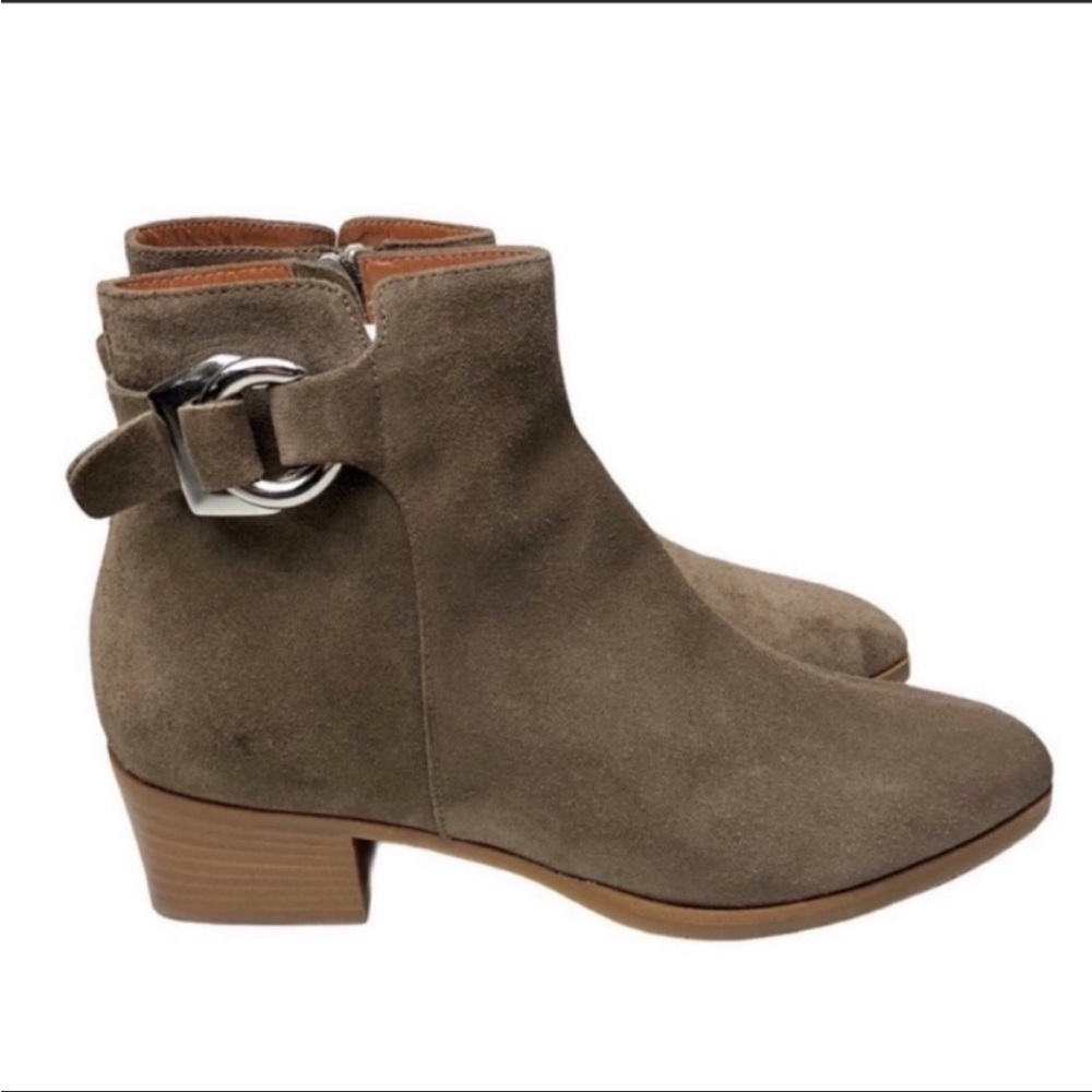 Aquatalia Faria Suede Leather Weatherproof Booties Sz 11 — image 2 of 8